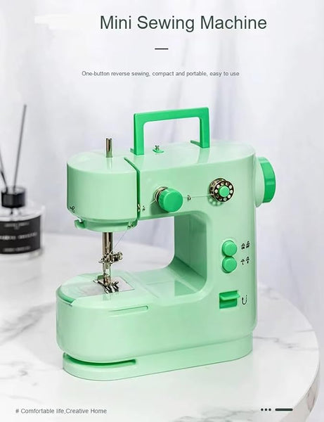 Kiwilon Sewing Machine For Home Use | Portable Electric Stitching Machine With Foot Pedal, Bobbin Winder, LED Light & Dual Speed, Compact Tailoring Machine