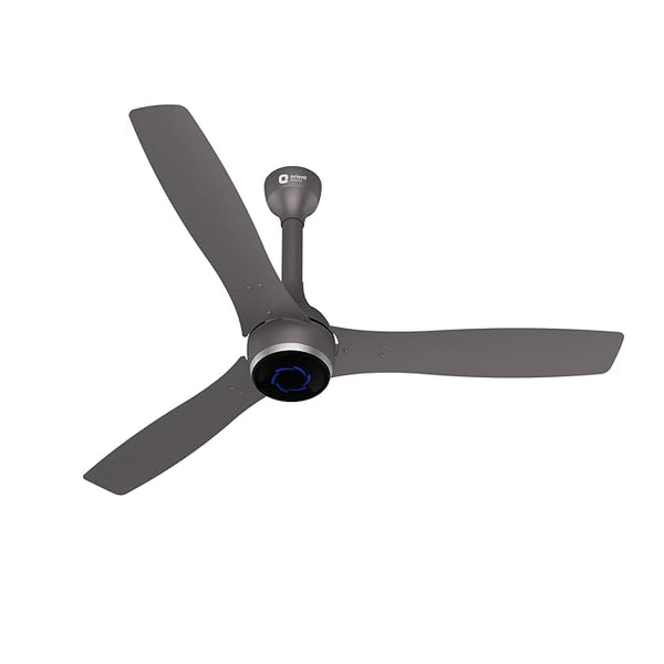 Orient Electric Newly Launched 1200 mm Aeon VC Smart BLDC ceiling fan for home |BEE 5-star rated | IOT Enabled & Remote Control | Two-Way Rotation for | 5 year warranty by Orient | Magma Grey
