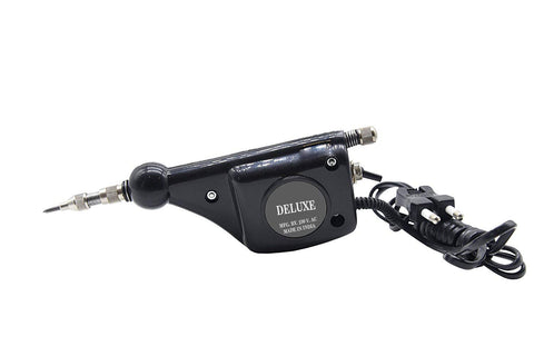 ISC Electric Engraving Machine – Heavy-Duty Engraving Tool with Carbide Tip & Alphabet/Number Stencil – Engraves on Metal, Wood, Leather, Plastic & More