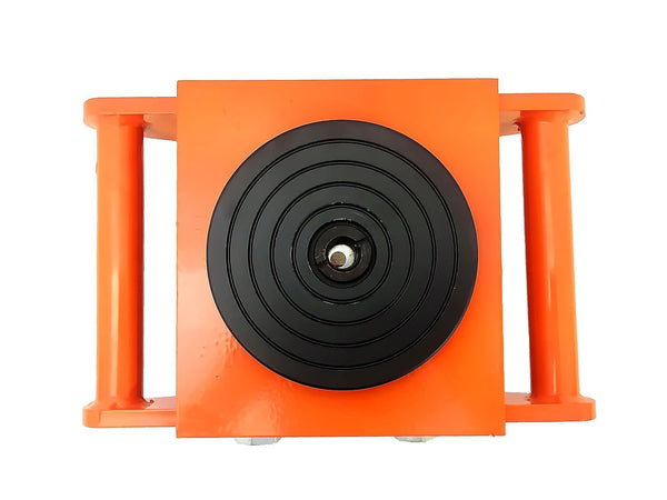 Nutronics® CRA-6 Ton Cargo Trolley 180 Degree Rotation Heavy Duty Industrial Machinery Mover Lifter Dolly Skate Roller