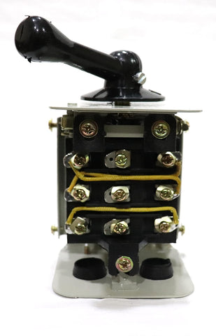 Prakash Reverse Forward Switch|Designed to Control the Direction of Rotation of a Motor|Suitable for Electric Vehicles, Cranes, Winches, Industrial Machinery, and Garage Door Openers(16Amp X 415Volts)