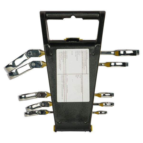 STANLEY 4-91-444 Combination Spanner Set with Ratchet (Set of 6)