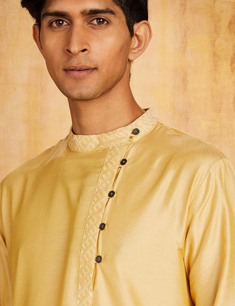 Symbol mens Festive Long Kurta & Pyjama Set (2pcs)