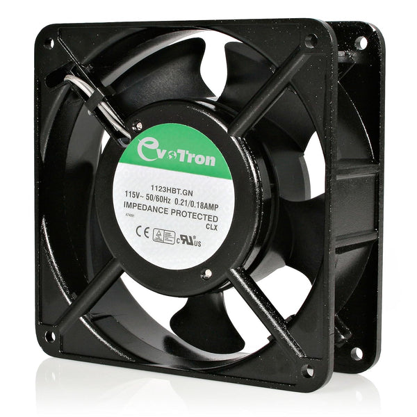 220V AC Power Metal Cooling Axial Fan 120 mm High Performance For Networking Rack, Server, Network Enclosure, PC, Electric Industrial Control Panel, Machinery, Equipment